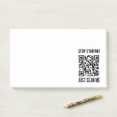 QR-Code prüfen: Erstellen Sie Ihre Zukunft Post-it Klebezettel (Auf Schreibtisch)
