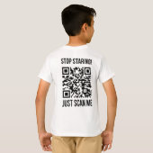 QR-Code prüfen: Erstellen Sie Ihre Zukunft T-Shirt (Schwarz voll)