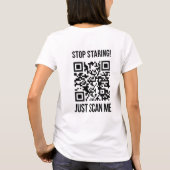 QR-Code prüfen: Erstellen Sie Ihre Zukunft T-Shirt (Rückseite)