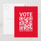 QR-Code prüfen lassen, um benutzerdefinierten Text Postkarte (Vorne/Hinten)