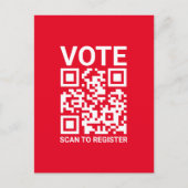 QR-Code prüfen lassen, um benutzerdefinierten Text Postkarte (Vorderseite)
