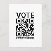 QR-Code prüfen lassen, um benutzerdefinierten Text Postkarte (Vorderseite)