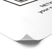 QR-Code prüfen, um den Zugriff auf Internet-Kennwo Poster (Ecke)