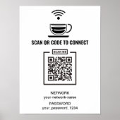 QR-Code prüfen, um den Zugriff auf Internet-Kennwo Poster (Vorne)
