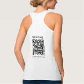QR-Code-Prüfung auf zwei Seiten am besten für Frau Tank Top (Rückseite)