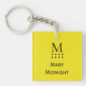 QR-Code-Prüfung bei verlorenem Neon Canar Gelb Schlüsselanhänger (Vorderseite)