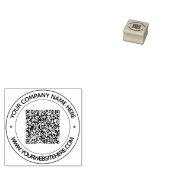 QR-Code Prüfung benutzerdefinierter Text-Business- Gummistempel (Stempel)