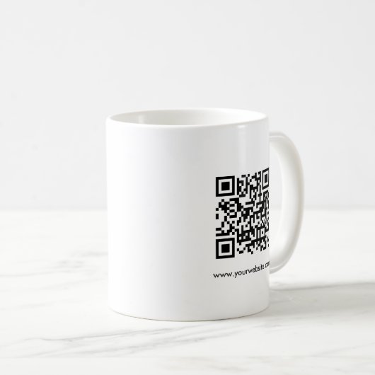 QR-Code-Prüfung für benutzerdefinierte Geschäftsob Kaffeetasse (VorderseiteRechts)