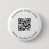 QR-Code-Prüfung für ein Unternehmen mit benutzerde Button (Vorderseite)