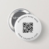 QR-Code-Prüfung für ein Unternehmen mit benutzerde Button (Vorne & Hinten)