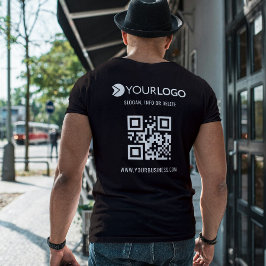QR-Code-Prüfung für kundenspezifische und Werbefir T-Shirt