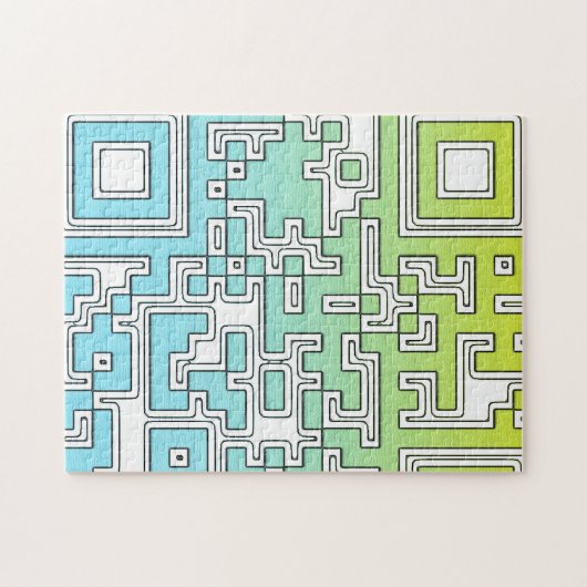 QR-Code - Puzzle des Gelben Wassers (Horizontal)