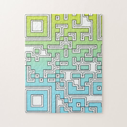 QR-Code - Puzzle des Gelben Wassers (Vertikal)