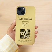 QR-Code QR-Code für kundenspezifisches Business-Lo iPhone Hülle