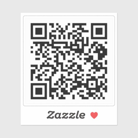 QR-Code, QR, lustig, Meme, Code, Streich, The Offi Aufkleber (Blatt)