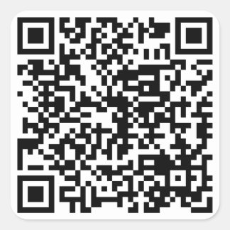 QR-Code Quadratischer Aufkleber