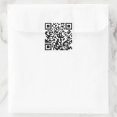 QR-Code Quadratischer Aufkleber (Tasche)