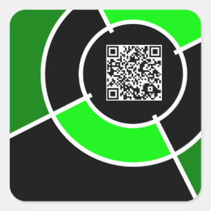 QR-Code Quadratischer Aufkleber