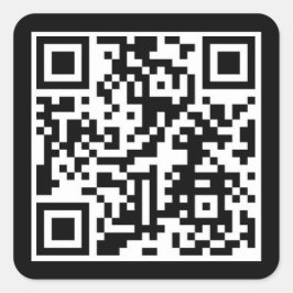 QR-Code Quadratischer Aufkleber