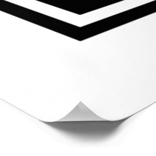 QR-Code, Quick Response-Code, Schwarz und Weiß Poster (Ecke)