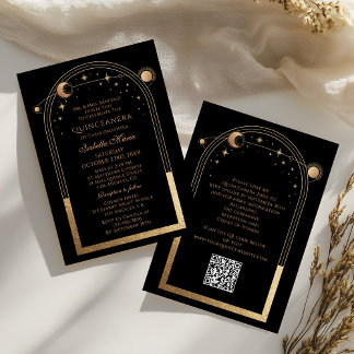 QR-Code Quinceañera Einladung