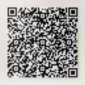 QR-Code rätselt Ihr Personalisiertes Sondergeschen Puzzle (Horizontal)