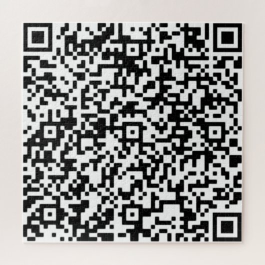 QR-Code rätselt Ihr Personalisiertes Sondergeschen Puzzle (Horizontal)
