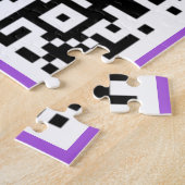 QR-Code rätselt Ihr spezielles Werbegeschenk für Ü Puzzle (Seite)