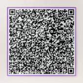 QR-Code rätselt Ihr spezielles Werbegeschenk für Ü Puzzle (Horizontal)