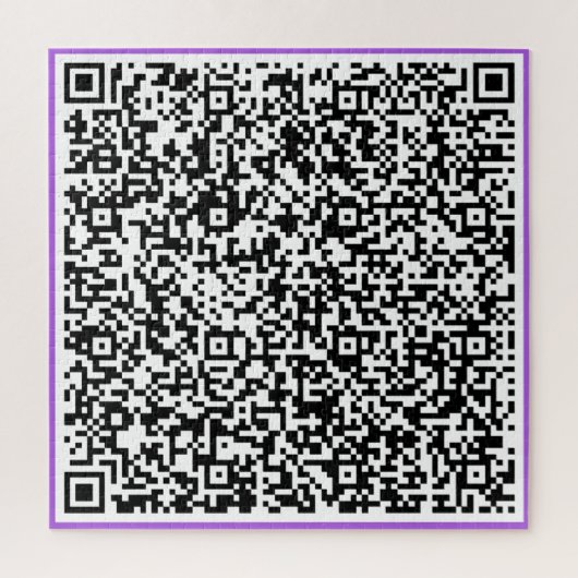 QR-Code rätselt Ihr spezielles Werbegeschenk für Ü Puzzle (Vertikal)