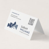 QR-Code | Real Anwesen Zuhause Visitenkarten (Vorderseite)