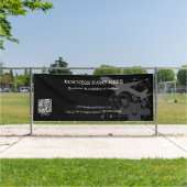 QR Code Rectangle Business Store Indoor Outdoor Ba Banner (InSitu)