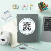 QR-Code-Reinigungsdienst-Geschäft Vinyl-Aufkleber Aufkleber (iPad Hülle)