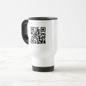 QR Code-Reise-Tasse Reisebecher (Vorderseite Links)