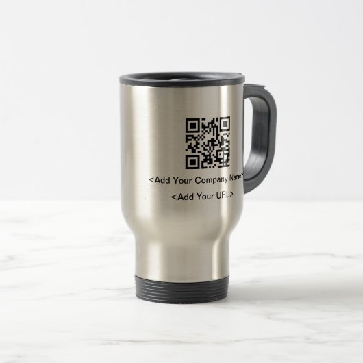 QR Code-Reise-Tasse Reisebecher (VorderseiteRechts)