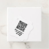 QR Code Review Geschenk Tag Geschenkanhänger (Beispiel)