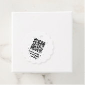 QR Code Review Geschenk Tag Geschenkanhänger (Beispiel)
