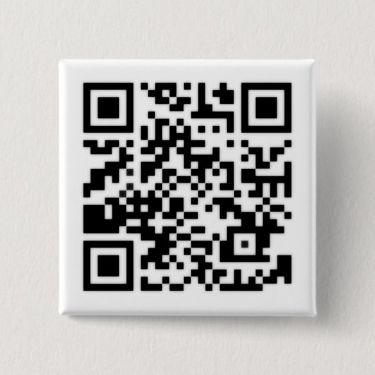 Qr Code RickRoll Gif Button (Vorderseite)