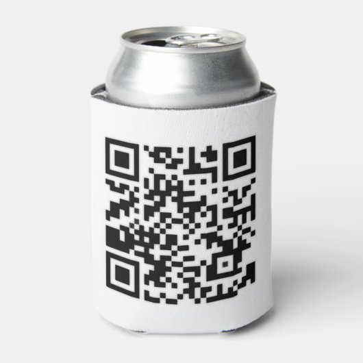 Qr Code RickRoll Gif Dosenkühler (Kanne Vorderseite)