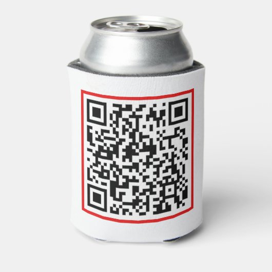 Qr Code RickRoll Gif Dosenkühler (Kanne Rückseite)