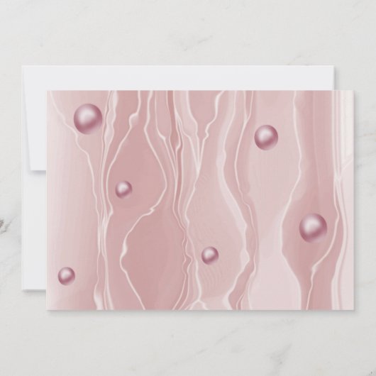 QR-Code Rosa Seide und Foil Business Mitteilungskarte (Rückseite)