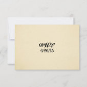 QR-Code-RSVP-Karte für Poppen RSVP Karte (Rückseite)