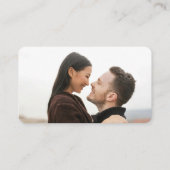 QR Code RSVP Wedding Website Simple Photo Response Begleitkarte (Rückseite)