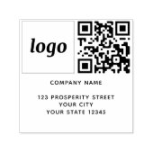 QR-Code-Rücksendeadresse Permastempel (Design)