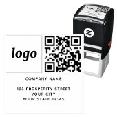 QR-Code-Rücksendeadresse Permastempel