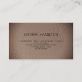 QR-Code Rustic-Folie-Profil Visitenkarte (Rückseite)