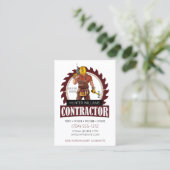 QR-Code Rustikale Instandhaltung des AN Visitenkarte (Stehend Vorderseite)