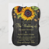 QR-Code rustikale Stallenholzhochzeit Einladung (Vorderseite)