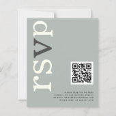 QR-Code-Sage Elfenbein Hochzeit Online-UAWG (Vorderseite)