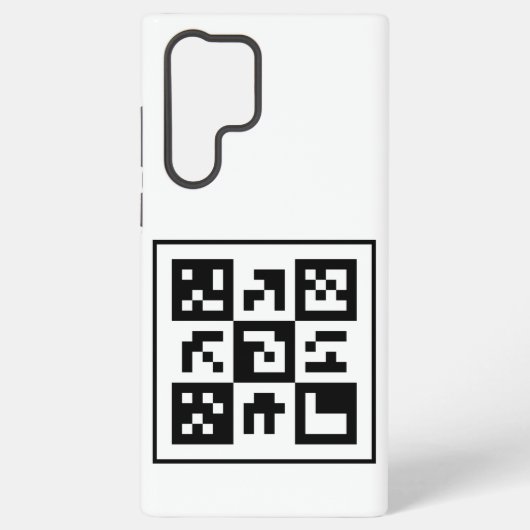 qr Code Samsung Galaxy Hülle (Rückseite)